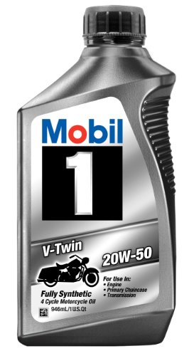 Mobil 1 20W-50 V-Twin Motorcycle Motor Oil