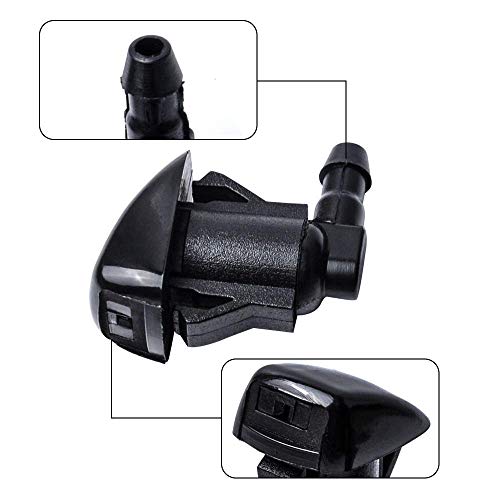 OTUAYAUTO Front Windshield Washer Nozzles - for 2005-2013 Chevrolet Malibu - Replaces OEM #: 55079049AA, Spray Jet Kit ?pack of 2)