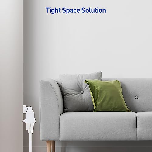 Cable Matters 2-Pack 3-Outlet Grounded 180 Degree Swivel Wall Tap