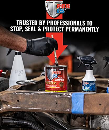 POR-15 45006-6PK Gloss Black Rust Preventive Coating - 4 fl. oz., (Pack of 6)