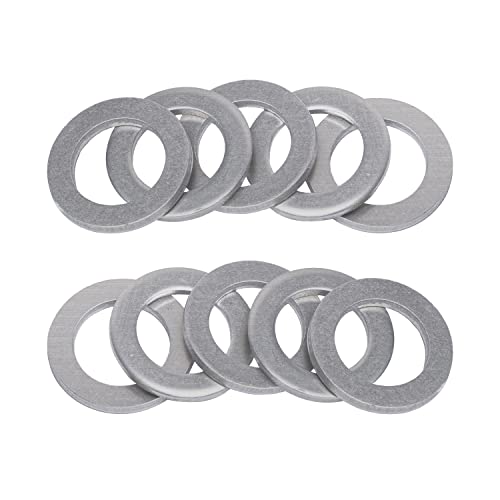 Prime Ave Aluminum Oil Drain Plug Washer Gaskets 14mm For Acura & Honda Part# 94109-140-00 (Pack of 10)