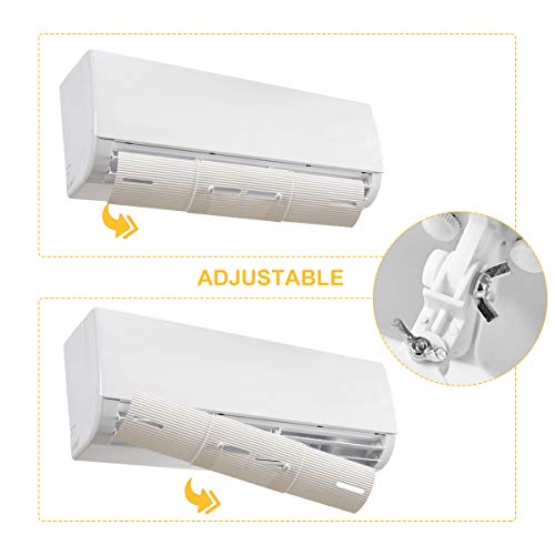 LBG Products  Air Conditioner Delfector, Anti -Blast Anti- Direct Blowing Baffle Windshield for Home, Office, Mini-Split, Central A/C,White