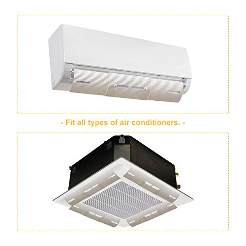 LBG Products  Air Conditioner Delfector, Anti -Blast Anti- Direct Blowing Baffle Windshield for Home, Office, Mini-Split, Central A/C,White