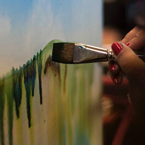 PHOENIX Pre Stretched Canvas for Painting - 8x10 Inch / 10 Pack - 5/8 Inch Profile of Super Value Pack for Oil & Acrylic Paint