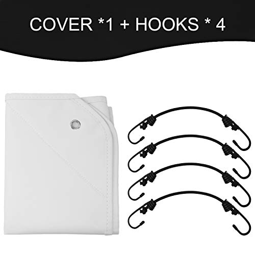 Eapele Air Conditioner Cover AC Defender for Outside Units, Heavy PVC-Coated Winterproof Material, 28x28 inches