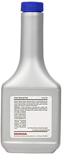 Genuine Honda Fluid 08206-9002 Power Steering Fluid - 12 oz.