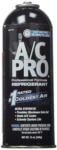 InterDynamics A/C Pro ACP-102 Ultra Synthetic A/C Recharge R-134a Car Refrigerant - 12 OZ