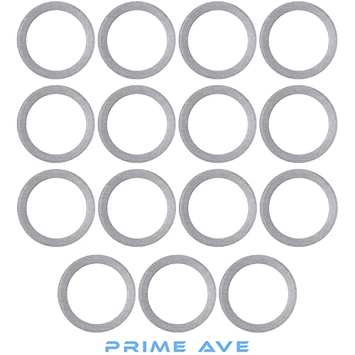 Prime Ave OEM Crush Aluminum Oil Drain Plug Gasket Washers For Volvo ~Part# 977751 (Pack of 15)