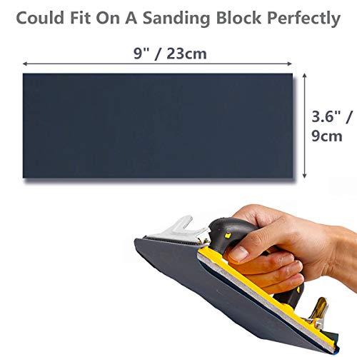 54pcs Wet Dry Sandpaper Assorted 3000/2500/2000/1500/1200/1000 Grit for Automotive Sanding