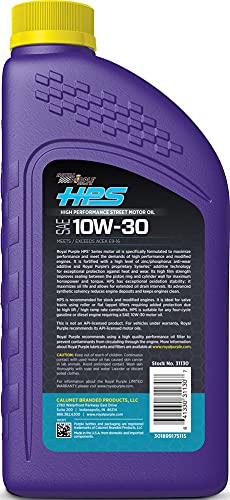 Royal Purple HPS High Performance Street Synthetic Motor Oil
