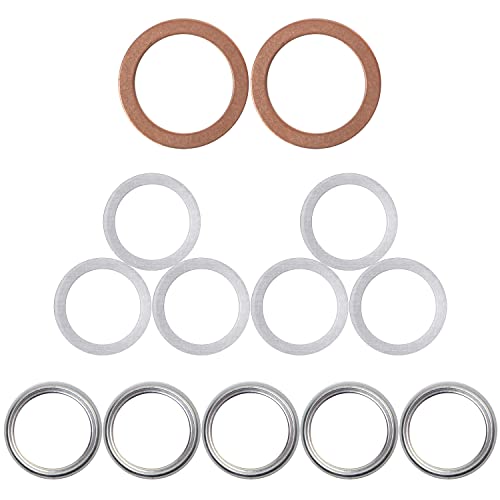 Prime Ave Complete OEM Crush Washer Gasket Kit for Differential & Transfer Case Service