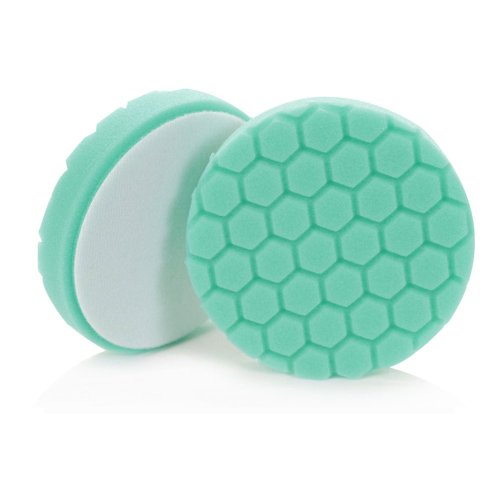 Chemical Guys BUFX_103HEX5 BUFX_103_HEX5 Hex-Logic Heavy Polishing Pad, Green (5.5 Inch Pad Made for 5 Inch Backing Plates), 1 Pad Included