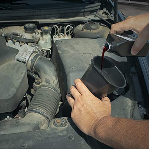 Plews LubriMatic 75-068 All-Purpose Extra Long Super Funnel for Engine Oil, Transmission Fluid, Power Steering Fluid, and More - 2 Quart Capacity