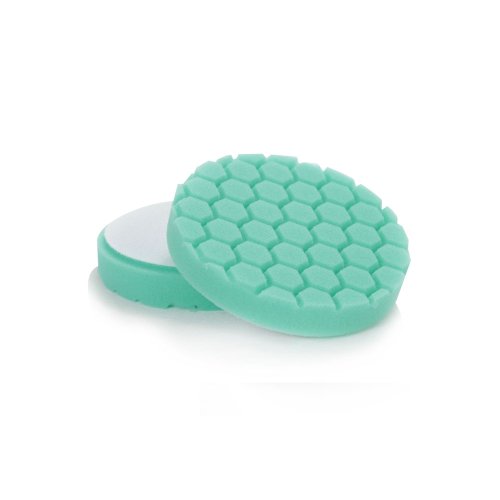Chemical Guys BUFX_103HEX5 BUFX_103_HEX5 Hex-Logic Heavy Polishing Pad, Green (5.5 Inch Pad Made for 5 Inch Backing Plates), 1 Pad Included