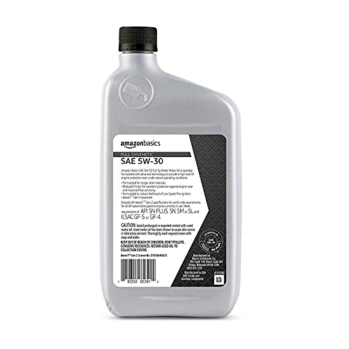 AmazonBasics Conventional Motor Oil - 5W-30 (SN Plus)