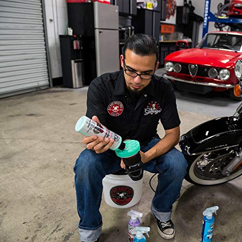 Chemical Guys BUFX_103HEX5 BUFX_103_HEX5 Hex-Logic Heavy Polishing Pad, Green (5.5 Inch Pad Made for 5 Inch Backing Plates), 1 Pad Included