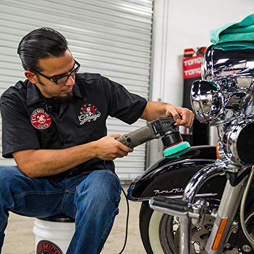 Chemical Guys BUFX_103HEX5 BUFX_103_HEX5 Hex-Logic Heavy Polishing Pad, Green (5.5 Inch Pad Made for 5 Inch Backing Plates), 1 Pad Included