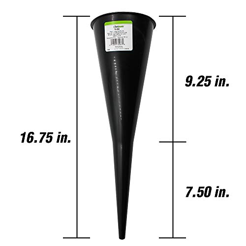 Plews LubriMatic 75-068 All-Purpose Extra Long Super Funnel for Engine Oil, Transmission Fluid, Power Steering Fluid, and More - 2 Quart Capacity