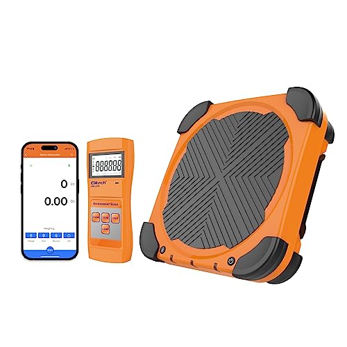 Elitech LMC-210 Wireless Refrigerant Electronic Charging Weight Recovery Scale for HVAC A/C Remote 220lbs/100kgs