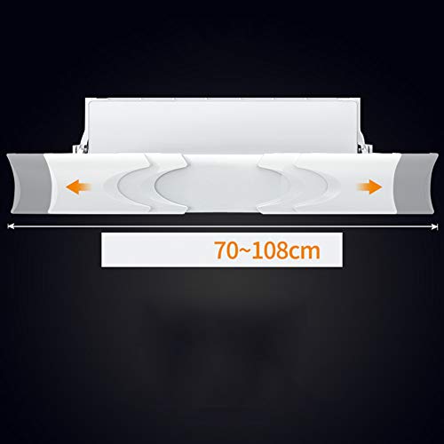 Wumudidi Confinement Air Conditioner Deflector, Universal Anti-Direct Blow air Outlet Baffle Cover Retractable (27~42inch)