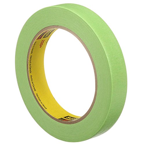 3M 6654 Yellow 36 mm x 55 m 06654 Automotive Refinish Masking Tape-36 mm
