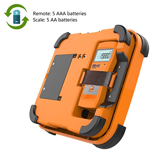 Elitech LMC-210 Wireless Refrigerant Electronic Charging Weight Recovery Scale for HVAC A/C Remote 220lbs/100kgs