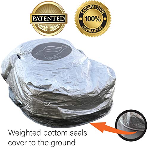 CoverSeal 210 Rodent, Rat, Mice Preventing Weather-Resistant Car Cover Full Size (L=205in, W=70in, H=73in, Rear= 52in)