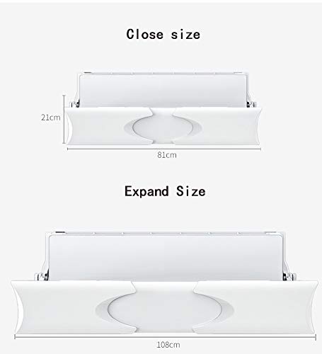 Wumudidi Confinement Air Conditioner Deflector, Universal Anti-Direct Blow air Outlet Baffle Cover Retractable (27~42inch)