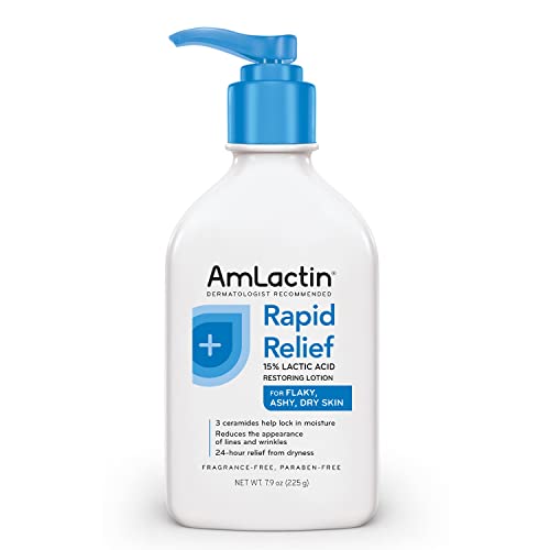 AmLactin Daily Moisturizing Body Lotion | Instantly Hydrates, Relieves Roughness | Powerful Alpha-Hydroxy Therapy Gently Exfoliates | Smooths Rough, Dry Skin