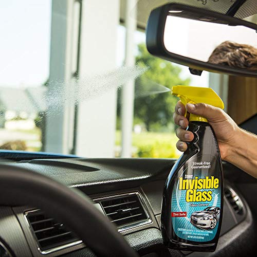 Invisible Glass Cleaner and Window Spray, Streak Free Shine for Auto, Film Free Glass Cleaner Safe for Windshield, Tinted and Non Tinted Windows