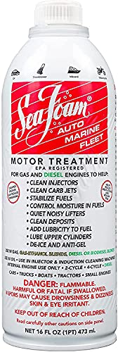 Sea Foam SF16 Motor Treatment 16 Fl Oz, 12 Pack, Clear