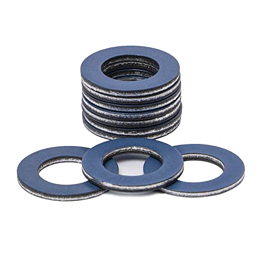Prime Ave Aluminum Oil Drain Plug Washer Gaskets For Toyota Lexus Scion Part#: 90430-12031 (Pack of 10)