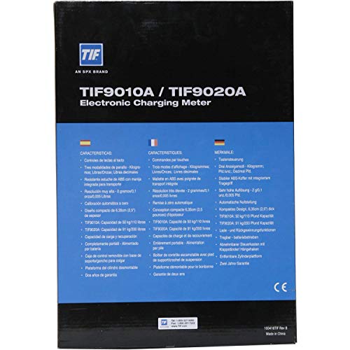 Robinair TIF9010A Slimline Refrigerant Electronic Charging/Recover Scale