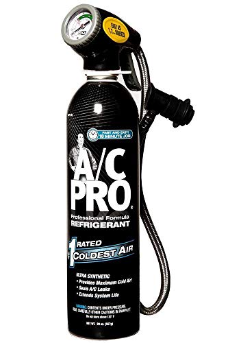 AC Pro Synthetic R134A Recharge Kit, Hose & Gauge