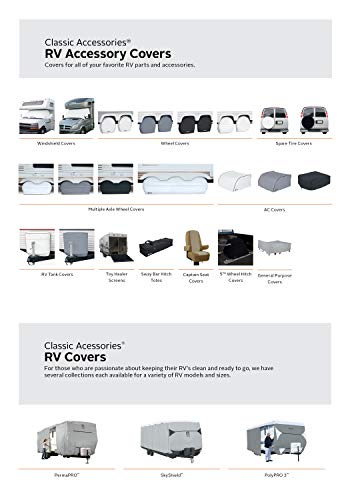 Classic Accessories OverDrive Black AC Cover (For Brisk air Duo-Therm & Quick Cool)