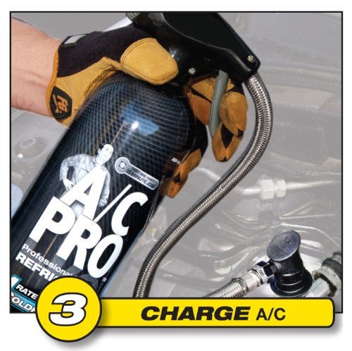 AC Pro Synthetic R134A Recharge Kit, Hose & Gauge