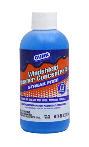Gunk Concentrated Windshield Washer Solvent with Ammonia