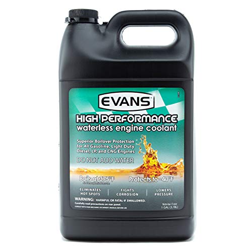 EVANS Coolant EC53001 High Performance Waterless Engine Coolant, 2 Gallon Pack with Funnel