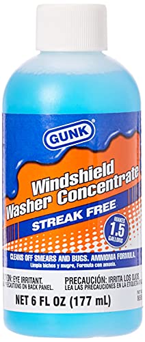 GUNK M506 Concentrated Windshield Washer Solvent with Ammonia - 6 fl. oz.