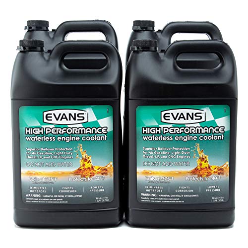 EVANS Coolant EC53001 Waterless Coolant, 4 Gallon Pack