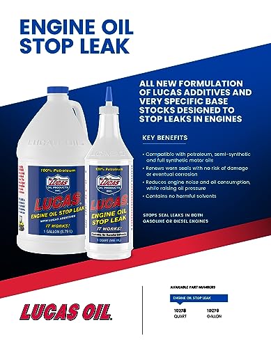 Lucas Oil Engine Oil Stop Leak - 1 Quart