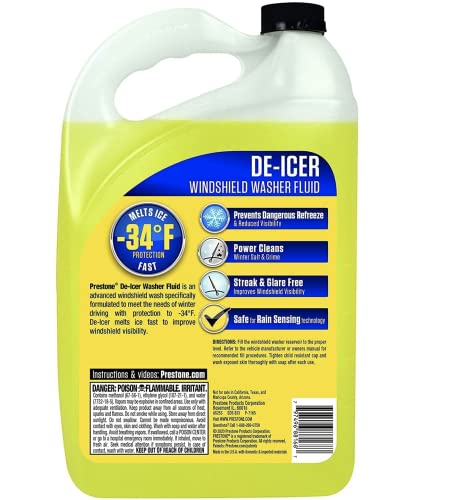 Prestone De-Icer Windshield Washer Fluid