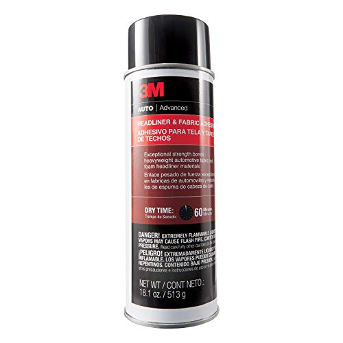 3M 38808-4PK Headliner and Fabric Adhesive - 18.1 fl. oz., (Pack of 4)