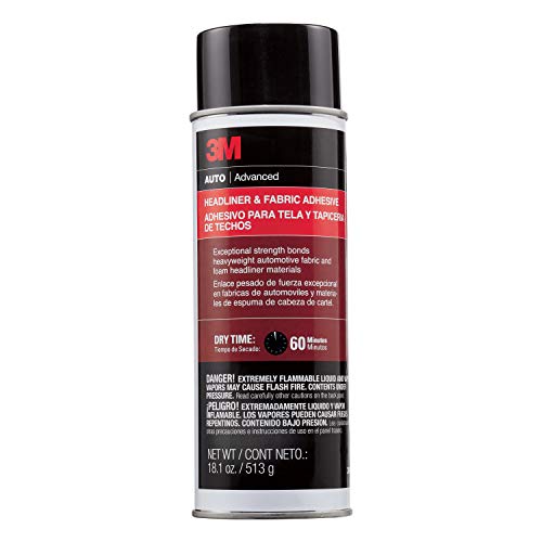 3M 38808-4PK Headliner and Fabric Adhesive - 18.1 fl. oz., (Pack of 4)