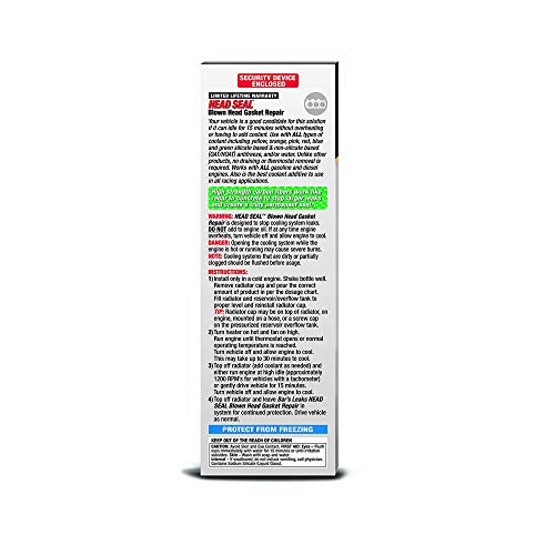 Bar's Leak HG-1-4PK HEAD SEAL Blown Head Gasket Repair - 33.8 oz, (Pack of 4)
