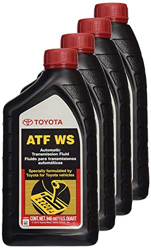 Genuine Toyota Lexus Automatic Transmission Fluid 1QT WS ATF World Standard (4 Pack)