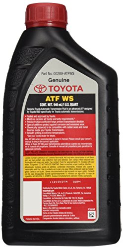 Genuine Toyota Lexus Automatic Transmission Fluid 1QT WS ATF World Standard (4 Pack)