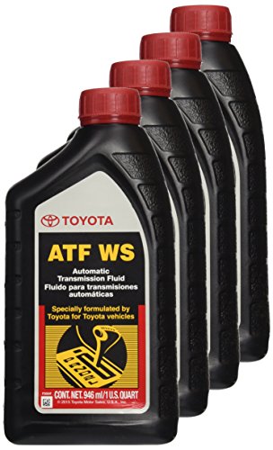 Genuine Toyota Lexus Automatic Transmission Fluid 1QT WS ATF World Standard (4 Pack)