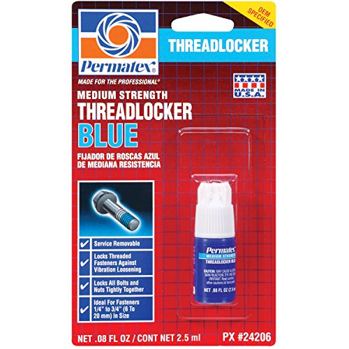 Permatex 24206 Medium Strength Threadlocker Blue