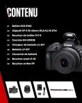 Canon EOS R100 Hybride avec Objectif RF-S 18-45mm